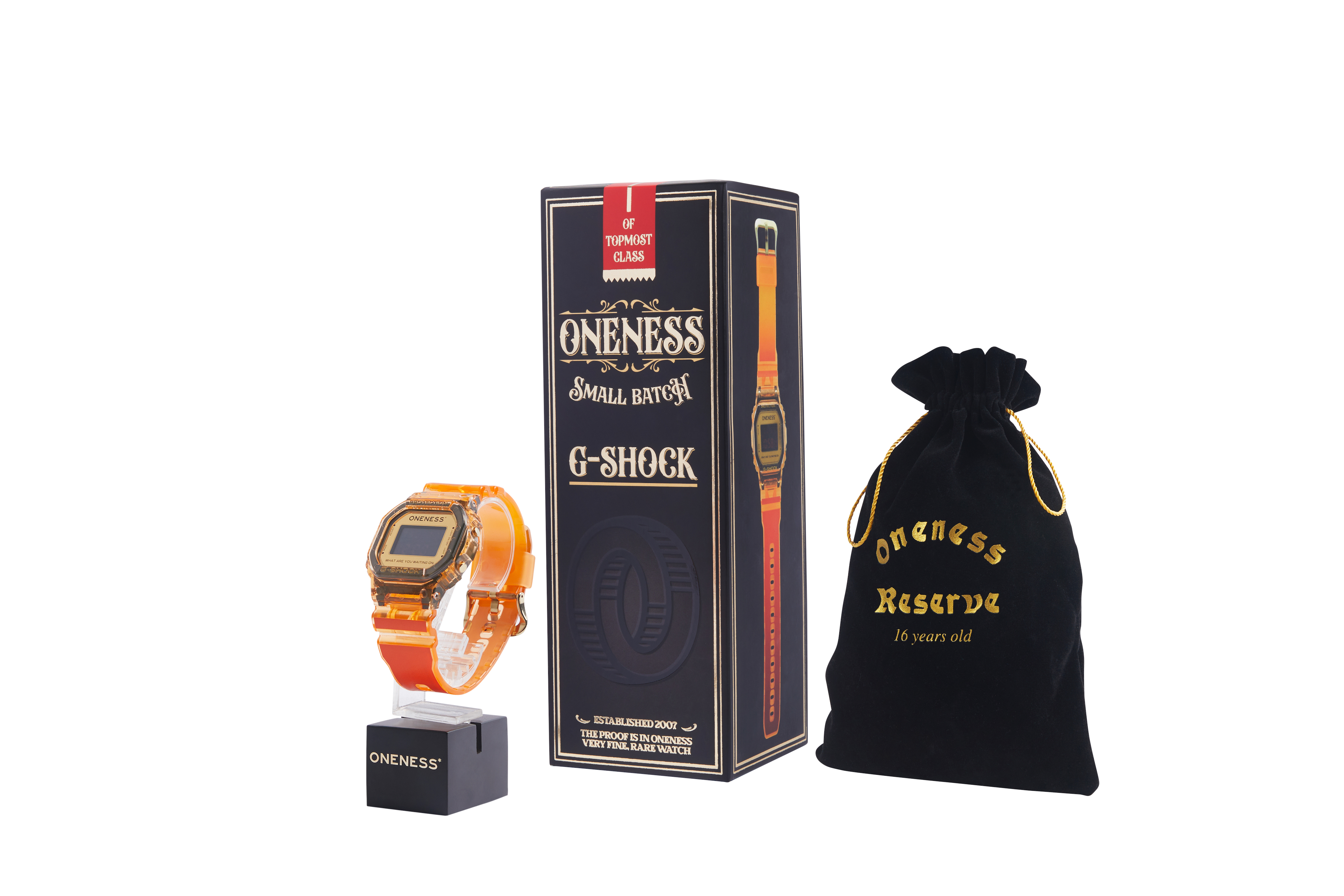 Oneness x Casio G-Shock product hero